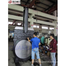 Wafer Type Knife Gate Valve with Bevel Gear